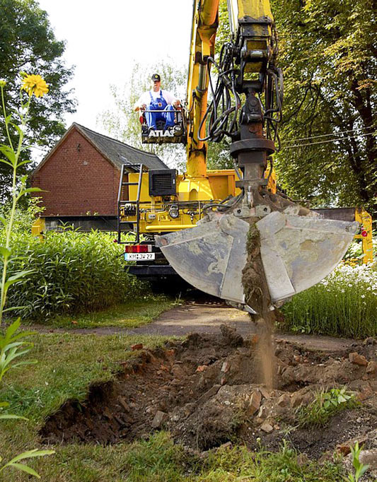 Einbau Haase-Erdtank Einbau Haase-Erdtank